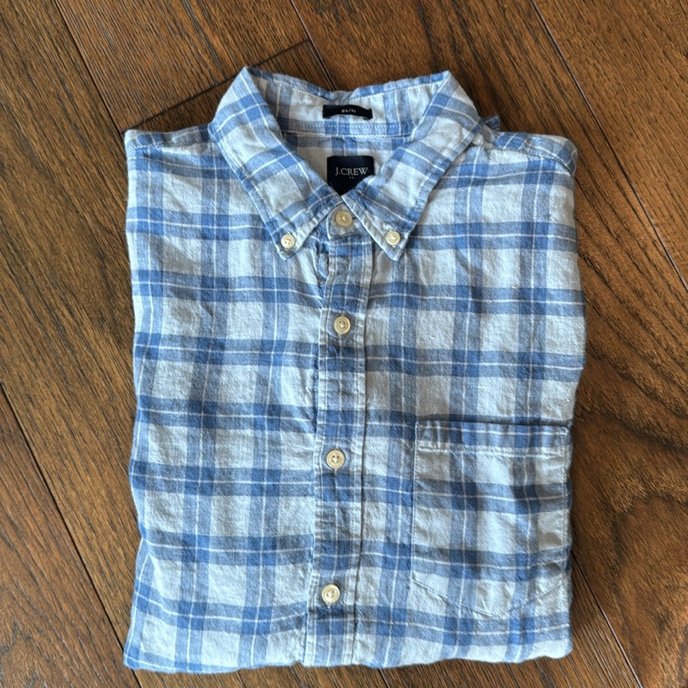 J Crew linen L/S shirt